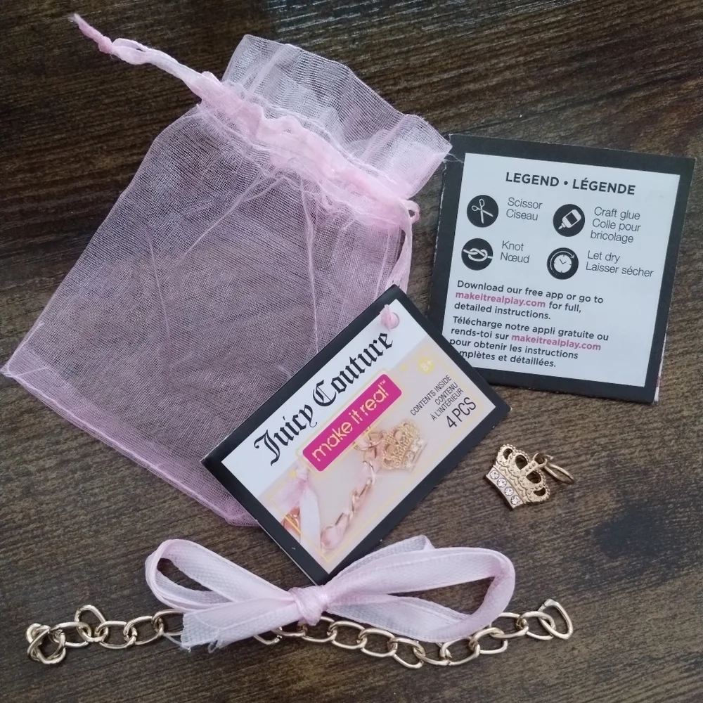 Juicy Couture DIY Charming Kids Bracelet Kit NWT
